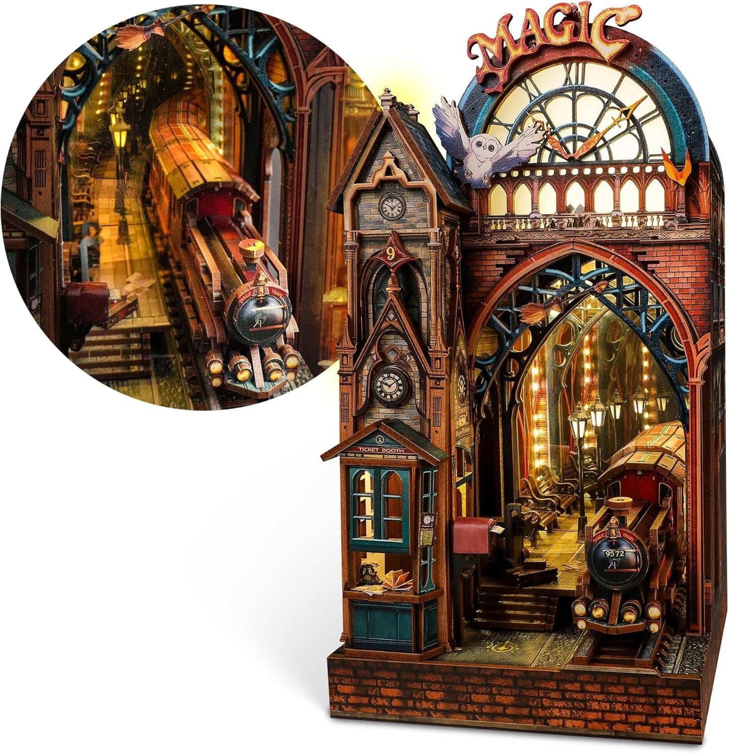Magic Train Station Book Nook