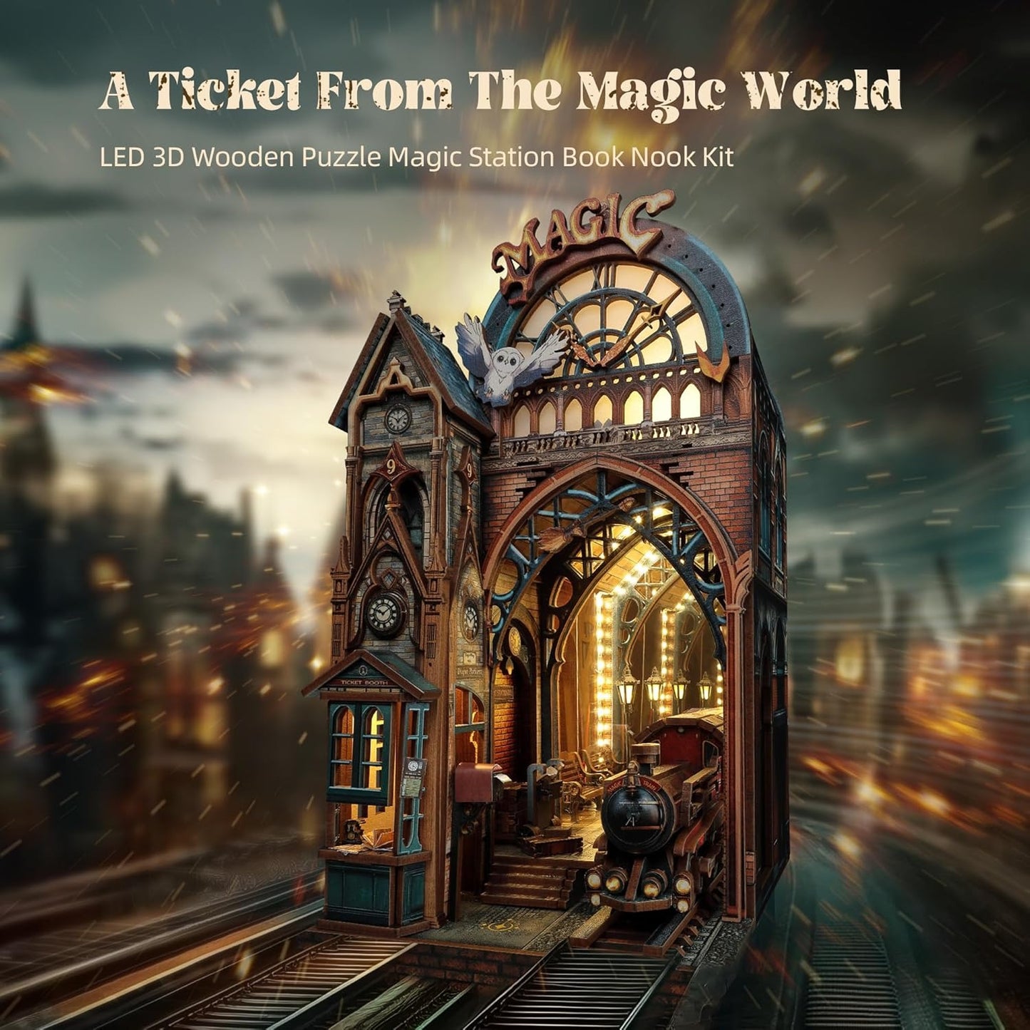 Magic Train Station Book Nook